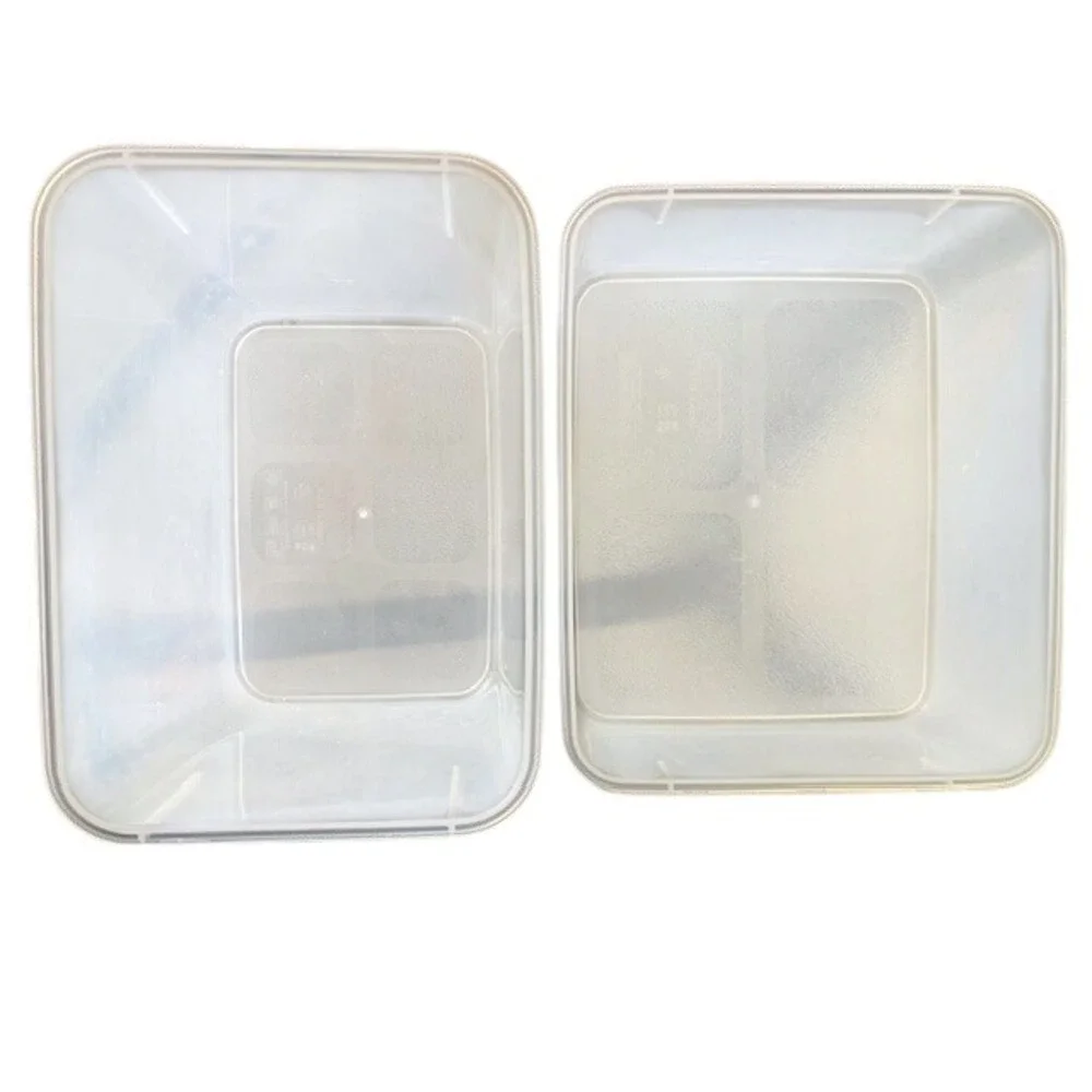 Food Network 2 Pc Airtight Large Food Storage Container Set Locking Lids USA